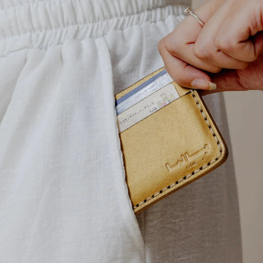 Palma Gleam Card Holder Gold