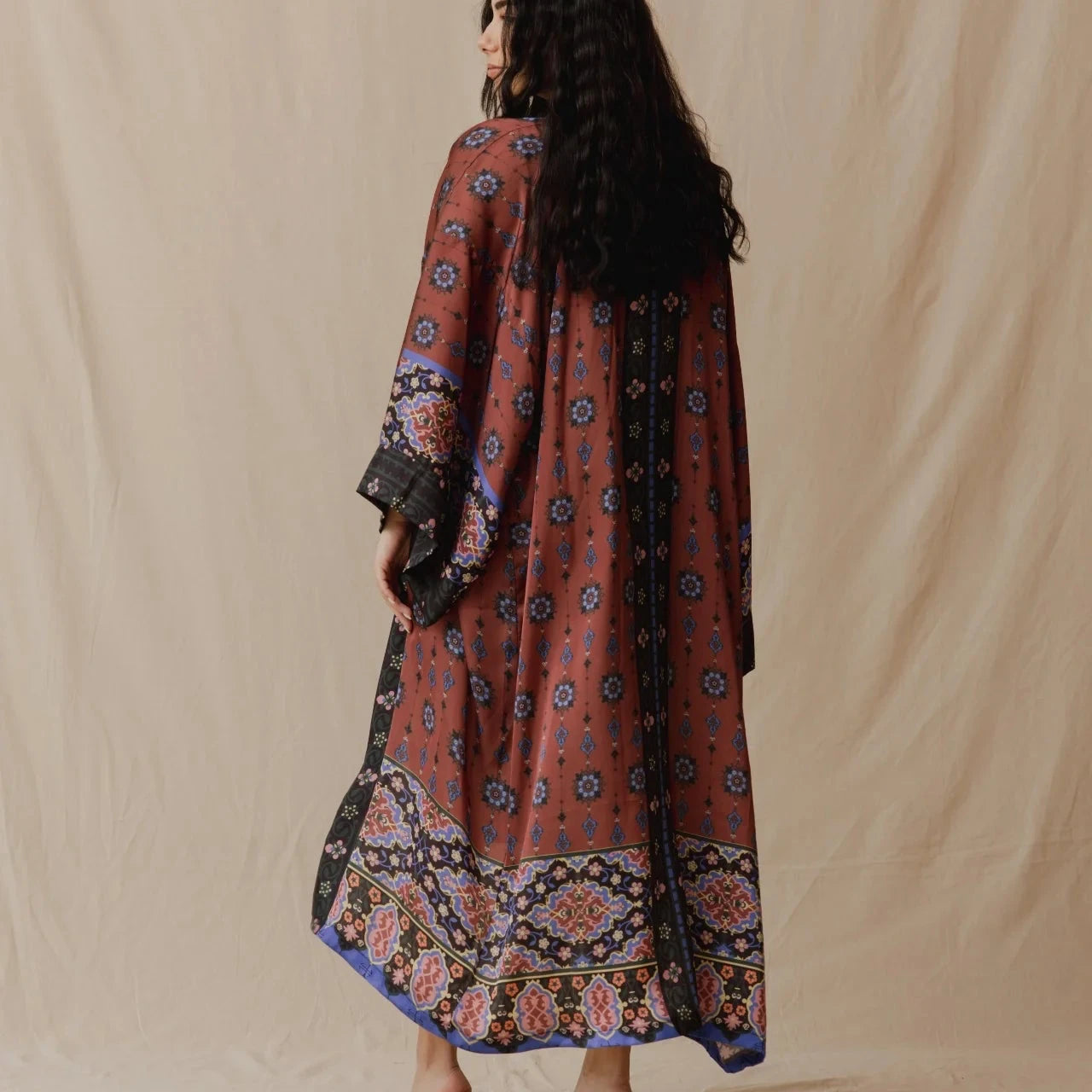 Palma Oriental Festival Satin Kimono
