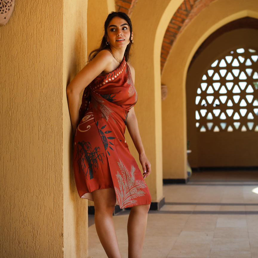 Palma Isis Sarong In Burnt Sienna