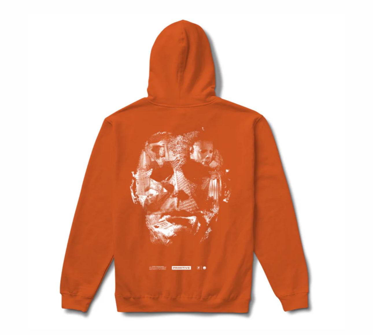 Primitive Halloween Hoodie "Orange”