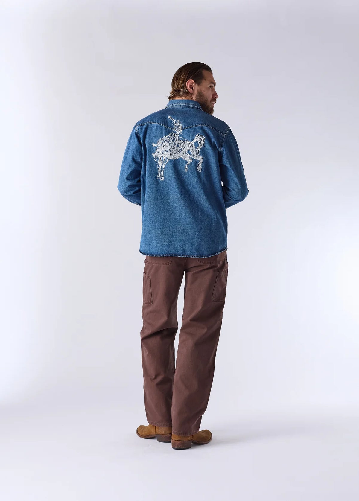 OTD Western Shirt "Blue Denim"