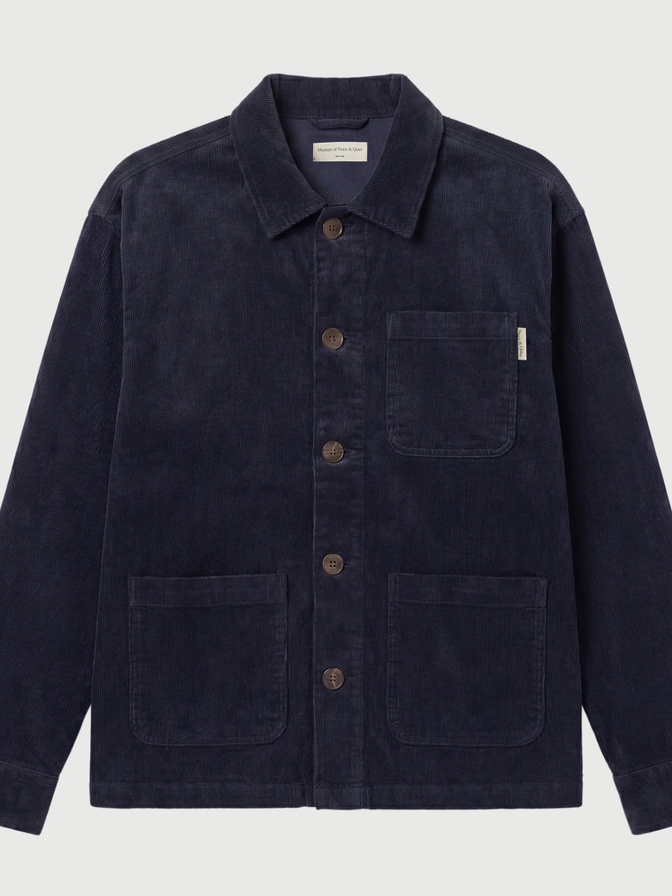 Museum of Peace and Quiet Chore Corduroy Coat “Navy”