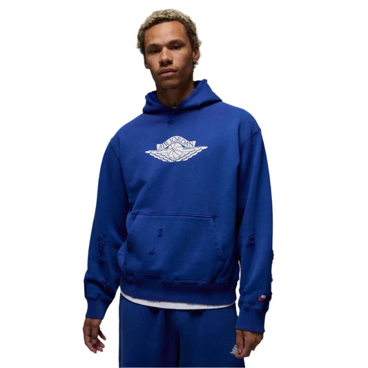 Jordan Rare Air Fleece Pullover "Blue/White"
