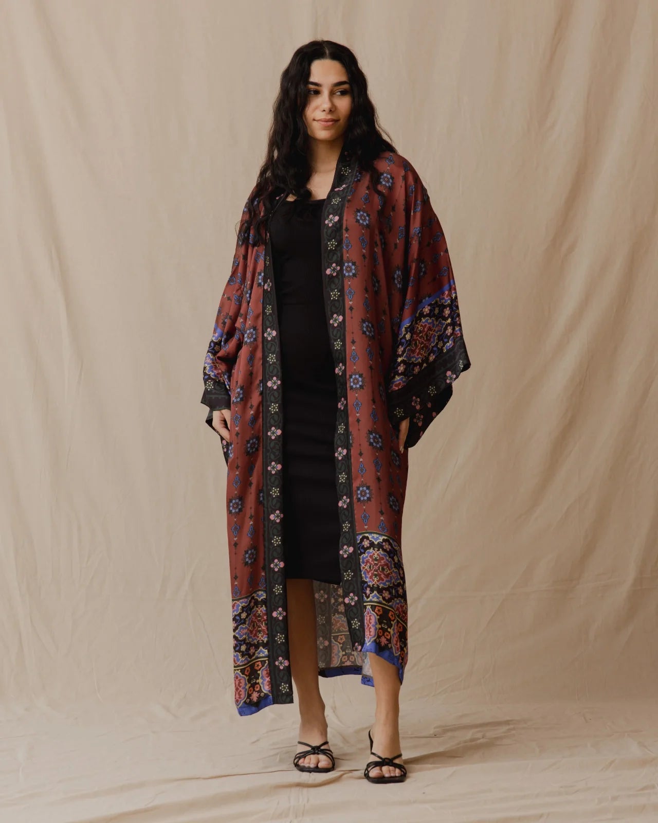 Palma Oriental Festival Satin Kimono