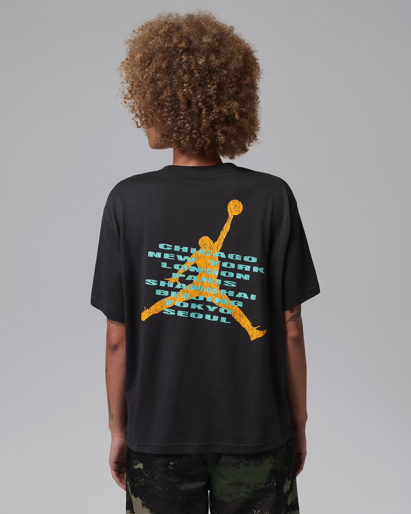Jordan Women's World Tour T-Shirt “Black”