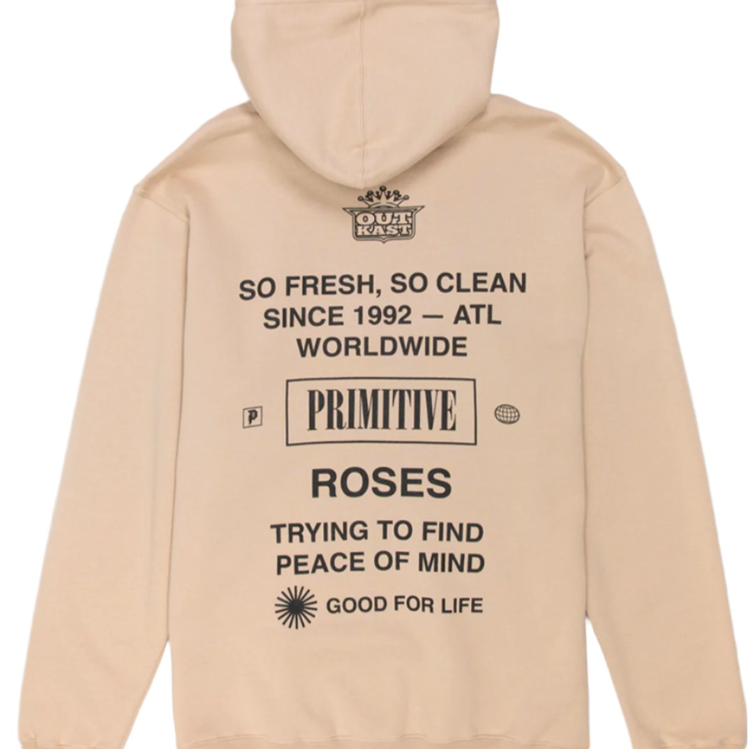 Primitive Outkast Stripes Hoodie “Sand”