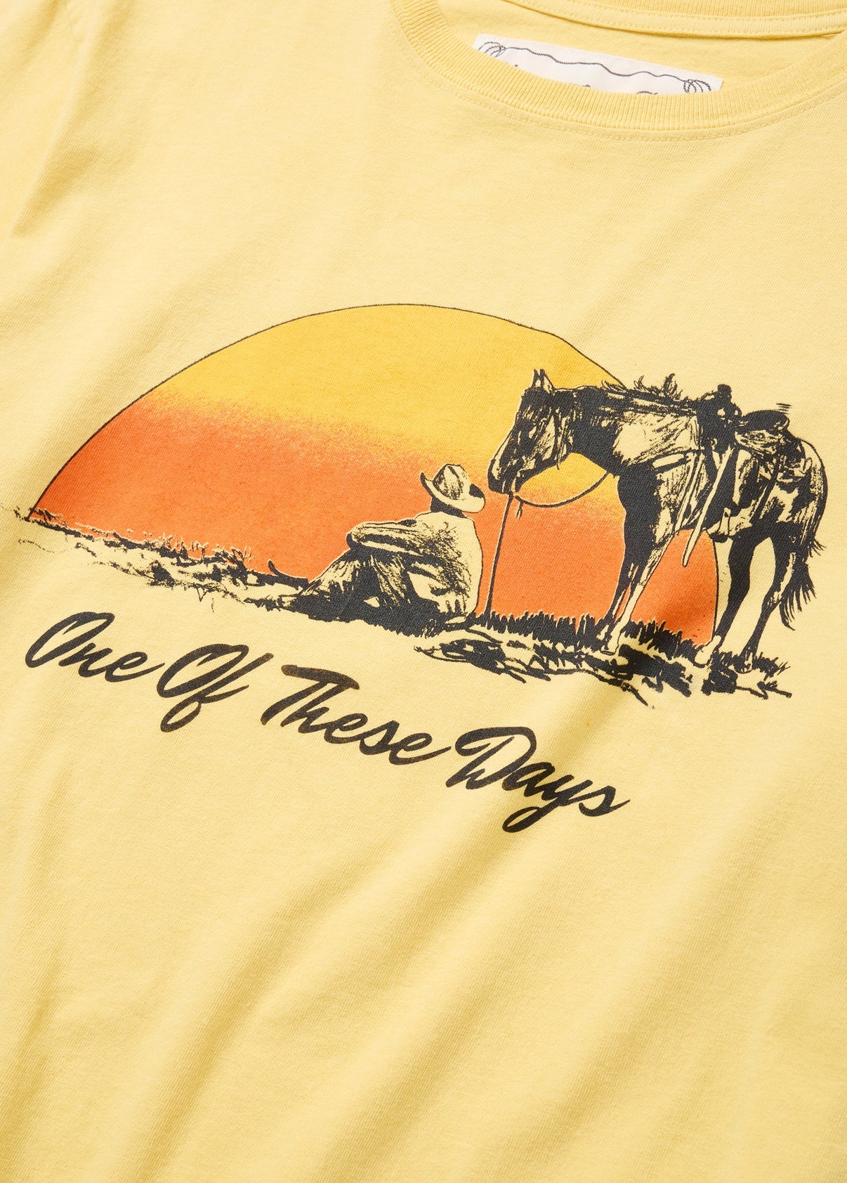 OOTD Could Only Remember T-Shirt - Hard Washed Yellow