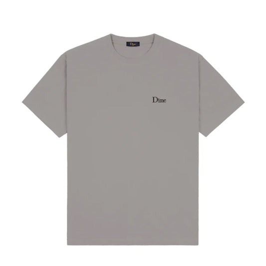 Dime Classic Small Logo T-Shirt "Charcoal"