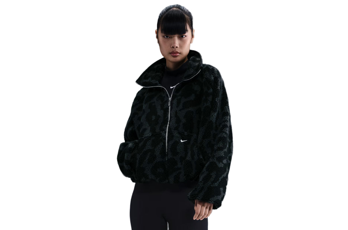 Nike Sportswear Women's High-Pile Fleece Jacket “Black”