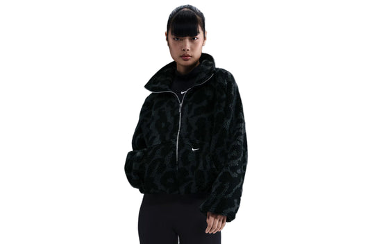 Nike Sportswear Women's High-Pile Fleece Jacket “Black”