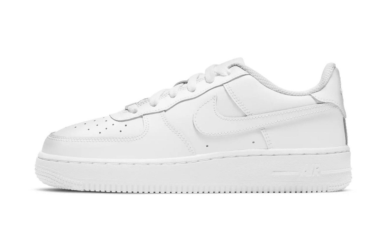 Nike Air Force 1 LE (GS) - "Triple White”