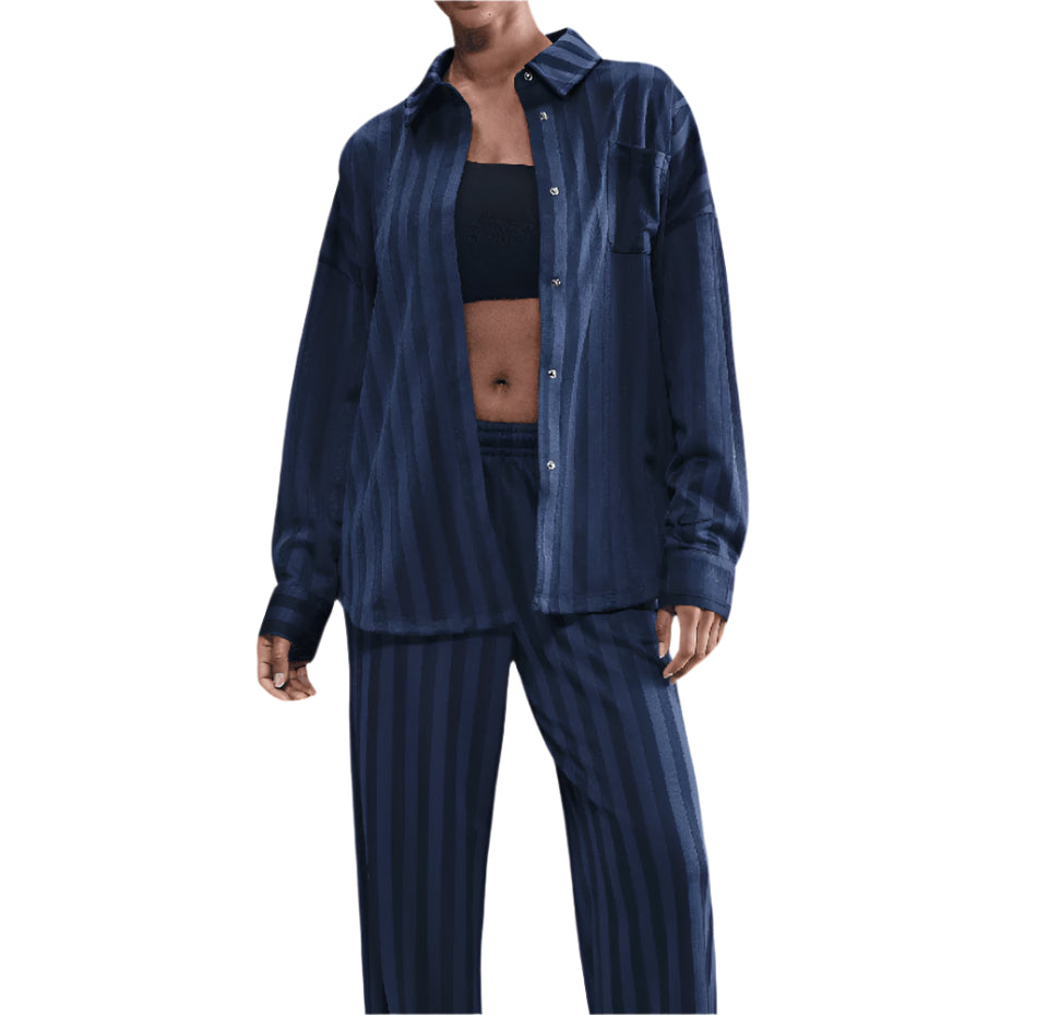 Nike Women's Oversized Collared Button Up