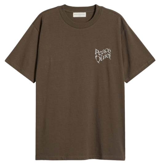 Museum of Peace and Quiet Wordmark T-Shirt “Coffee"