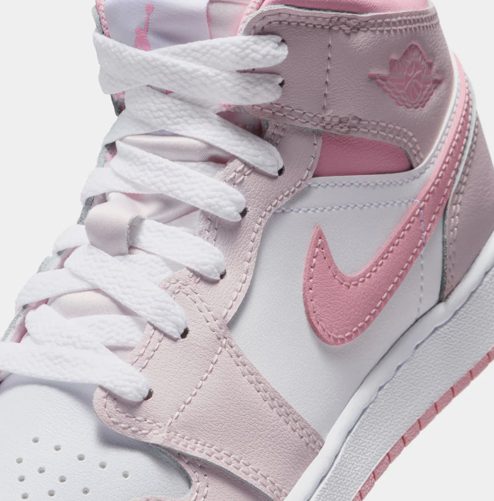 Air Jordan 1 Mid (GS) “Pearl Pink”