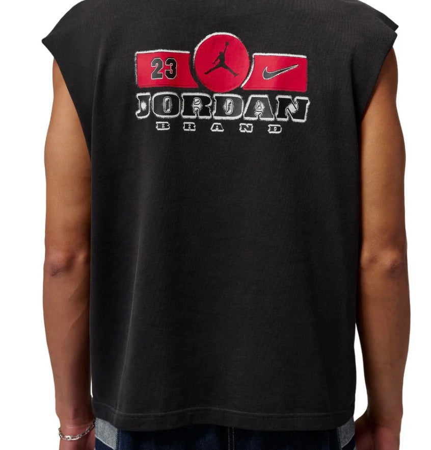 Jordan Brooklyn Men’s Sleeveless Muscle Top “Black”