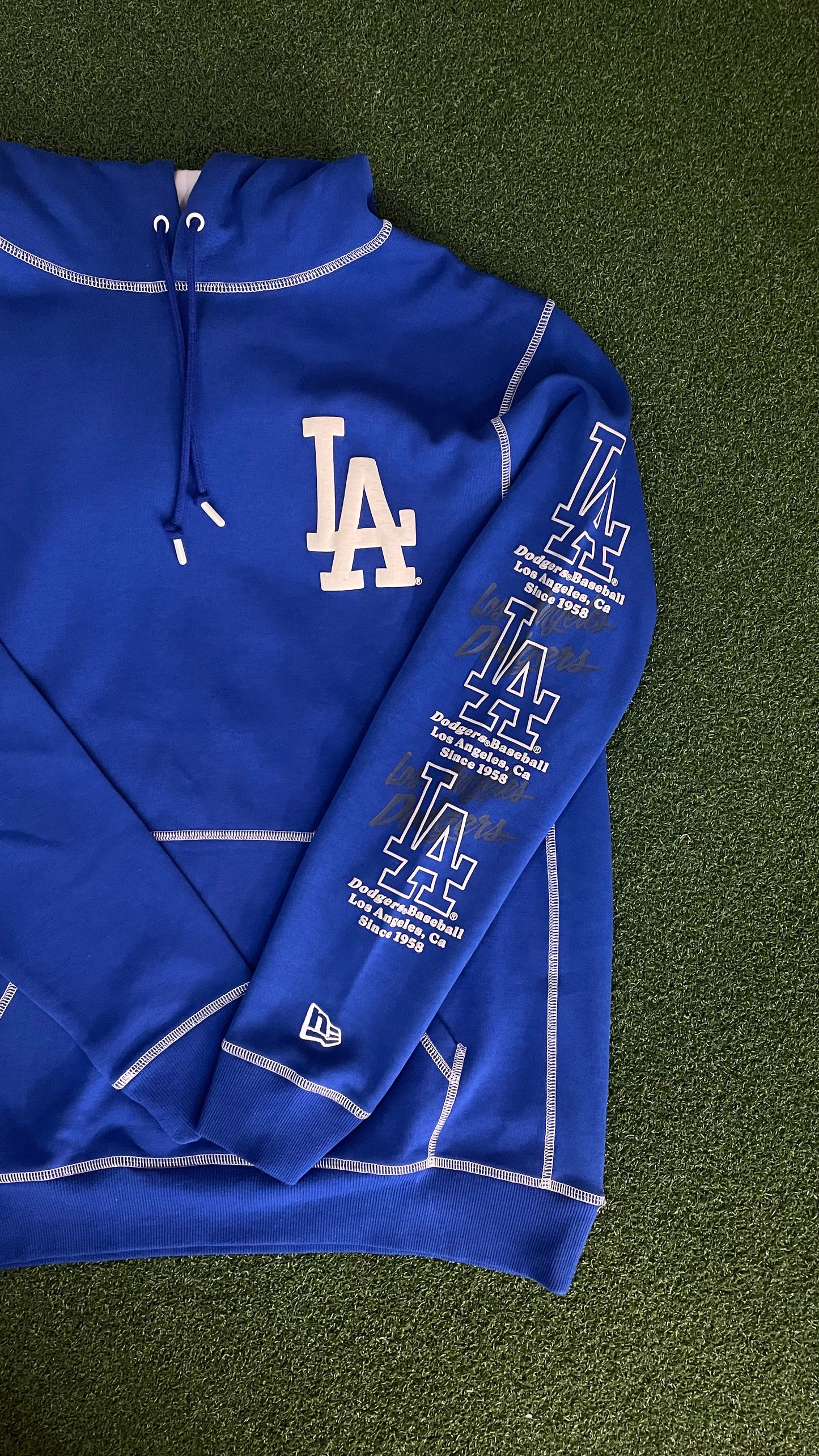 New Era LA Dodgers Hoodie - Blue