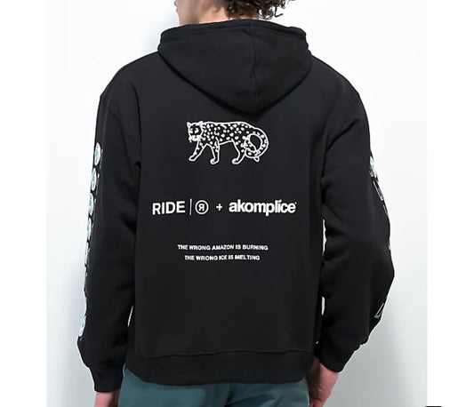 Akomplice x Ride Protect Black Hoodie