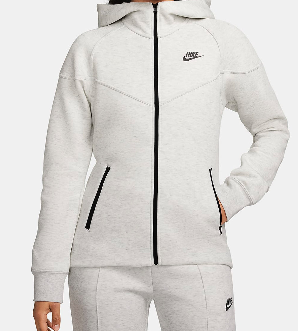 Nike Hoodie Tech Fleece - Grey Woman