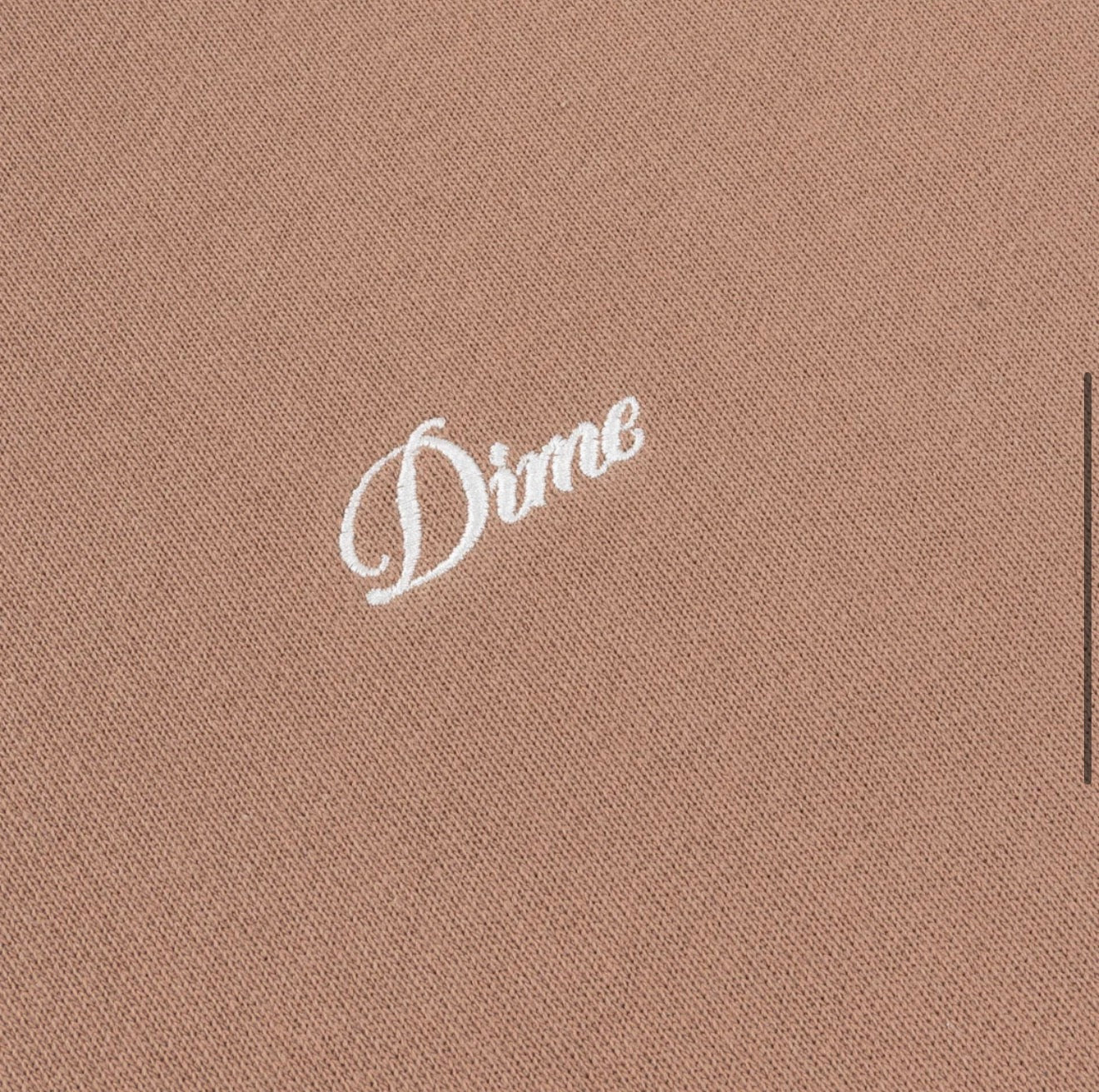 Dime Cursive Small Logo Hoodie