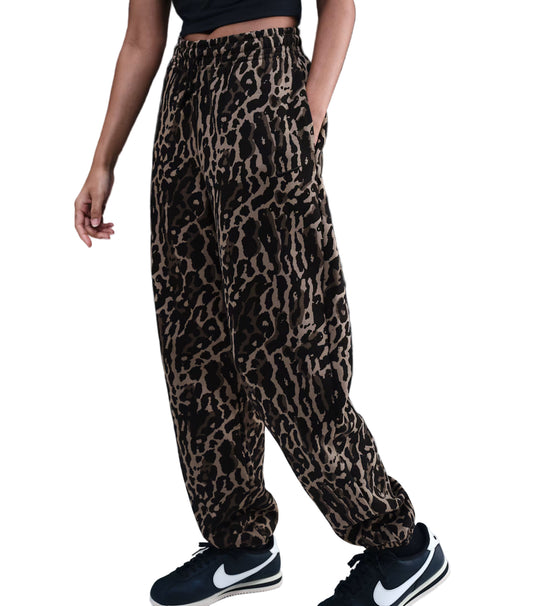 Nike Phoenix Fleece Women's High-Waisted Oversized Printed Sweatpants