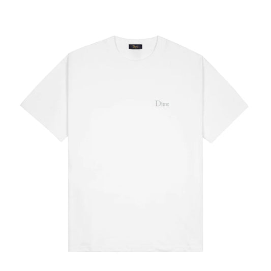 Dime Classic Small Logo T-Shirt "White"
