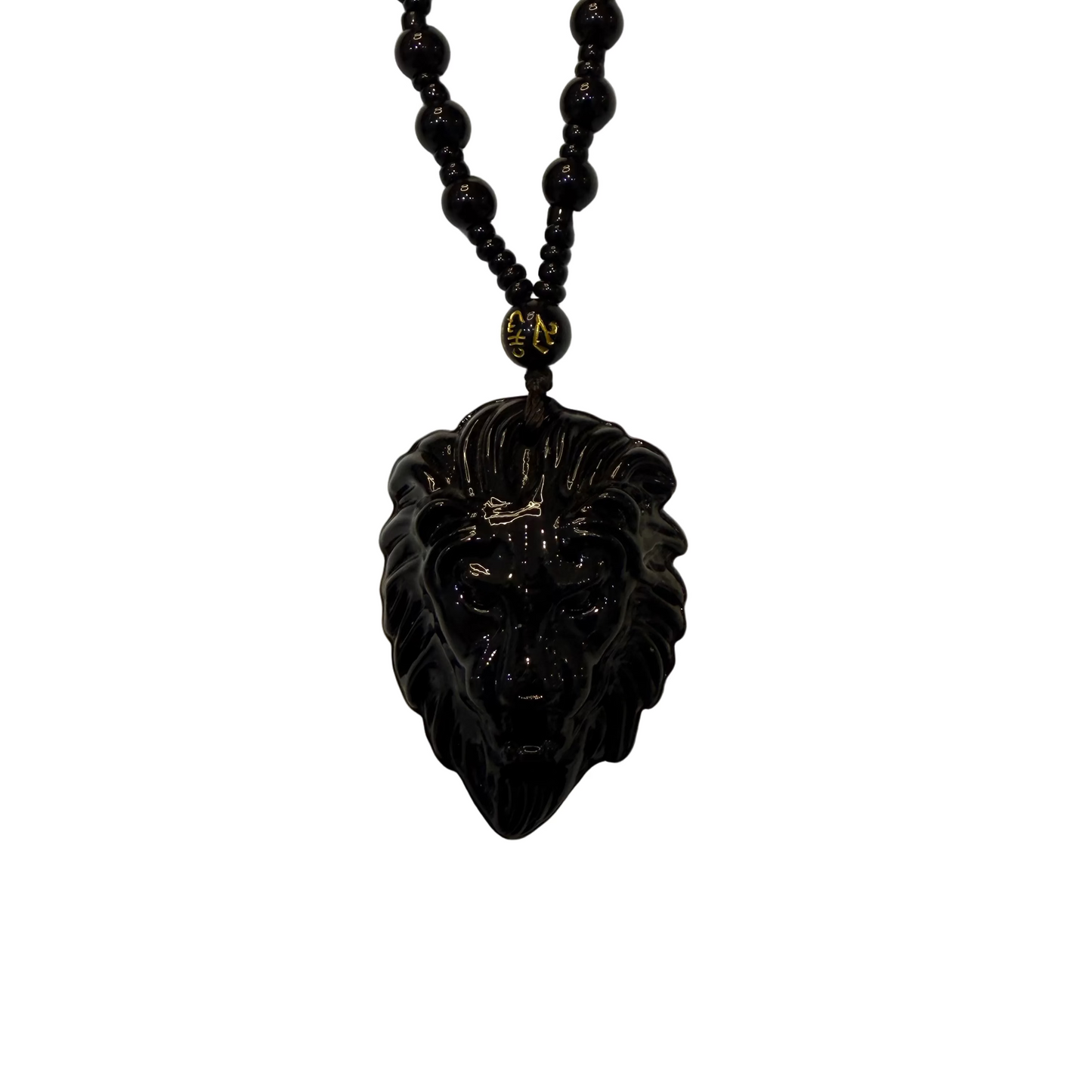 S23 African Lion Onyx Necklace