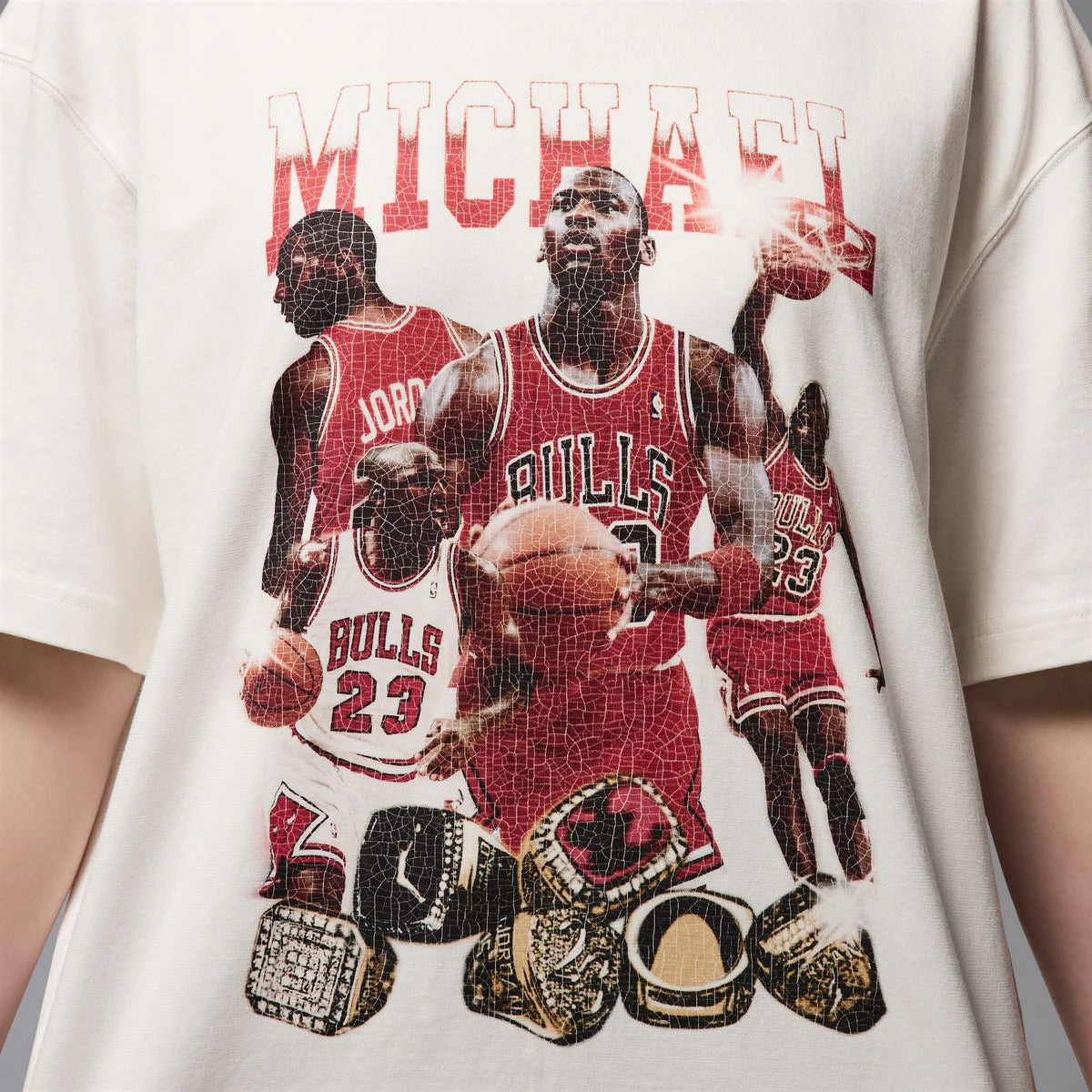 Jordan Women's Oversized Short-Sleeve Graphic T-Shirt "White"