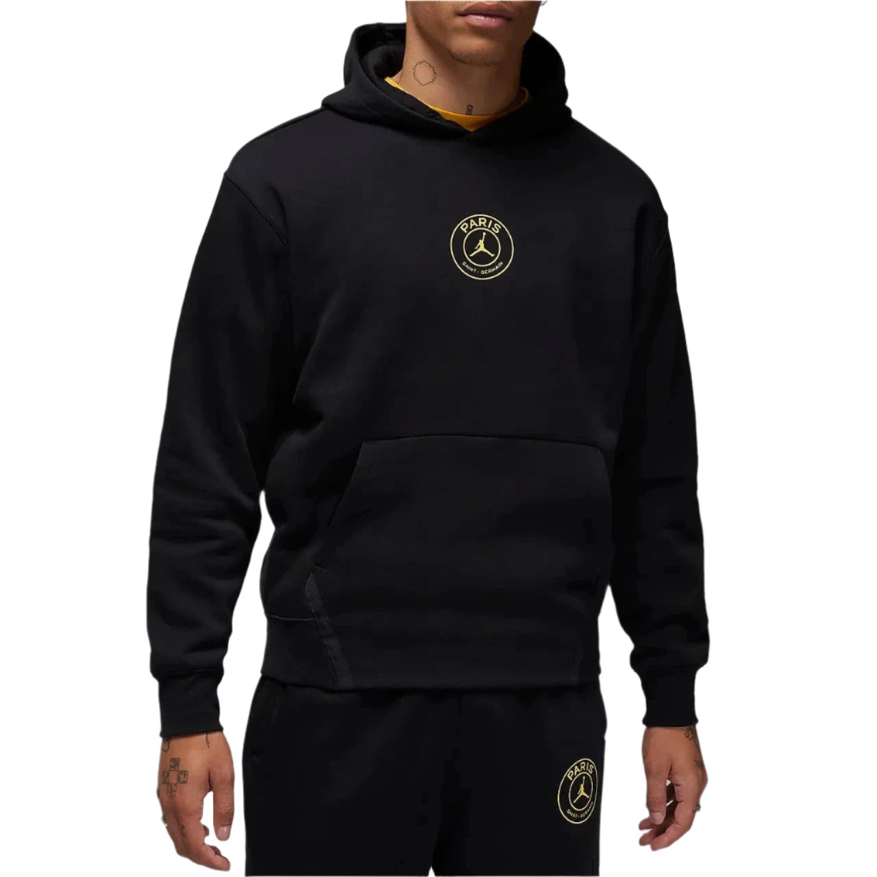 Air Jordan PSG Fleece Hoodie Black STUDIIYO23