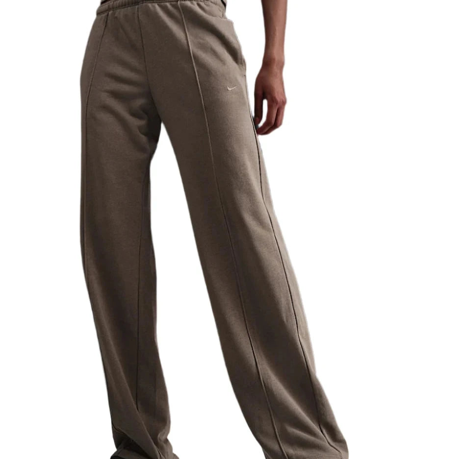 Nike Women's Mid-Rise Chill Terry Open-Hem Sweatpants
