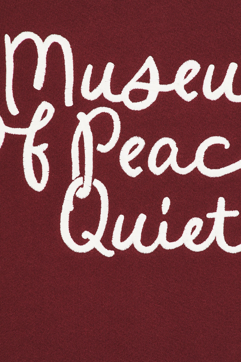 Museum of Peace and Quiet Scribble Crewneck - Burgundy