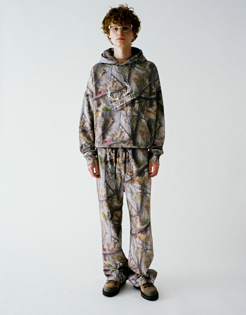 Jungles Real Fake Tree Drawstring Pants