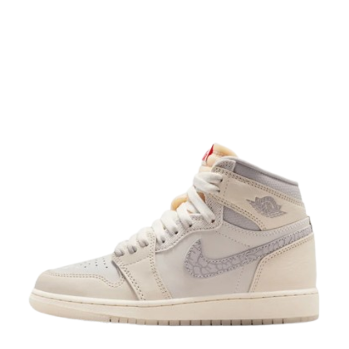 Air Jordan 1 Retro High OG (GS) “Sail/Elephant Print”