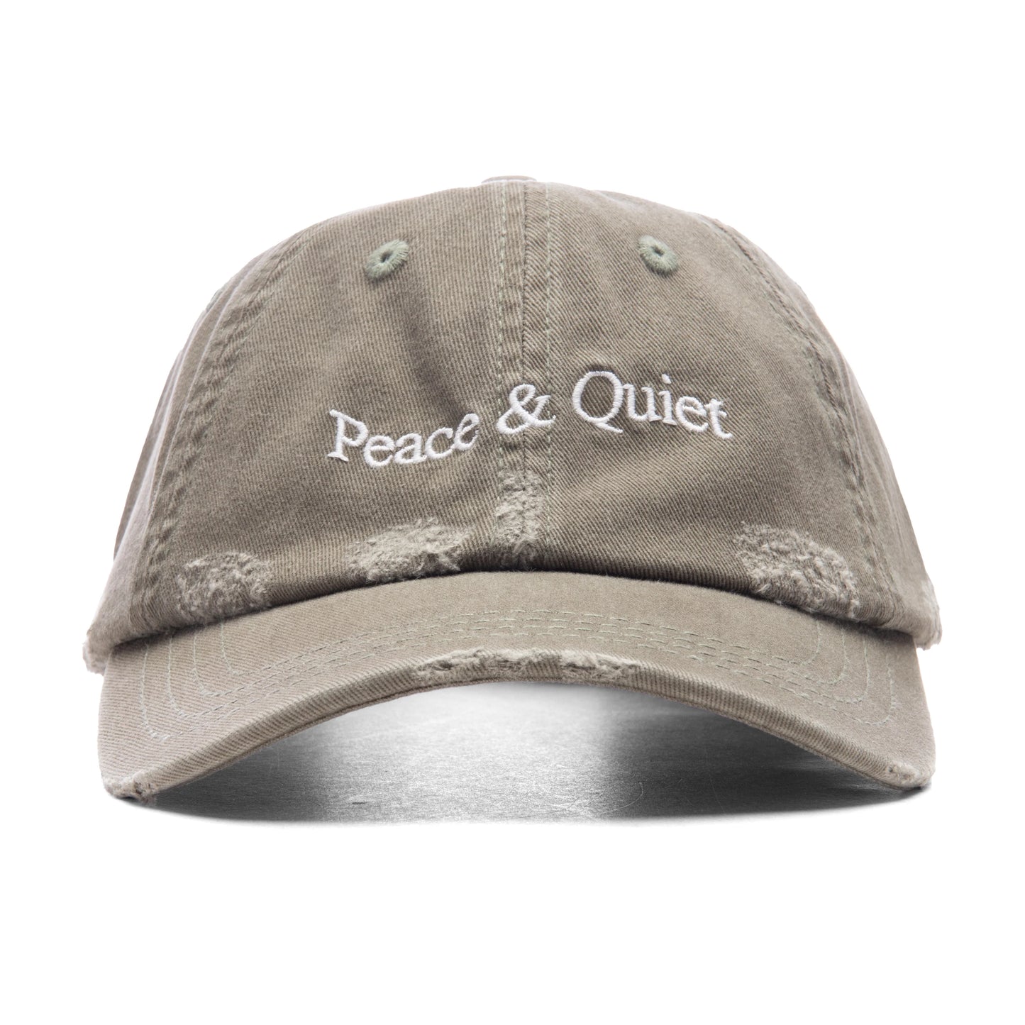 Museum of Peace and Quiet Distressed Dad Hat "Olive"