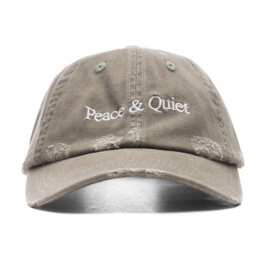 Museum of Peace and Quiet Distressed Dad Hat "Olive"
