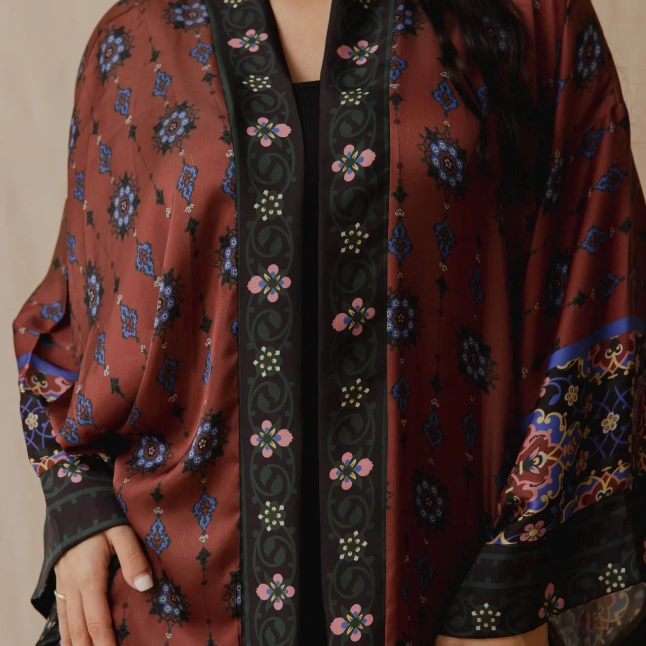 Palma Oriental Festival Satin Kimono