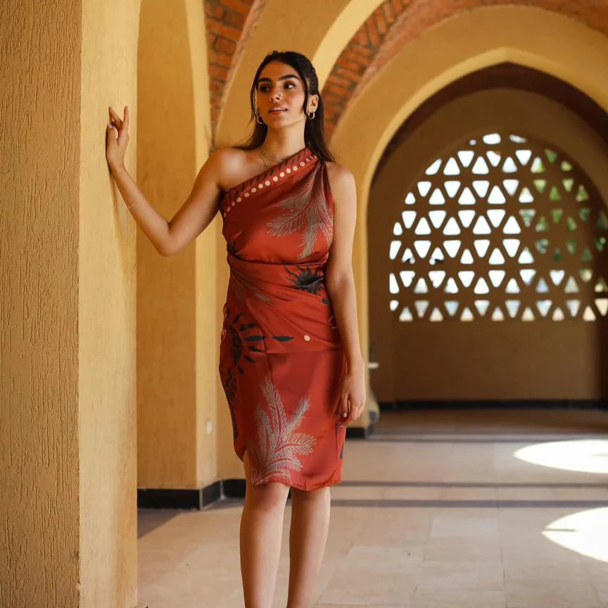 Palma Isis Sarong In Burnt Sienna