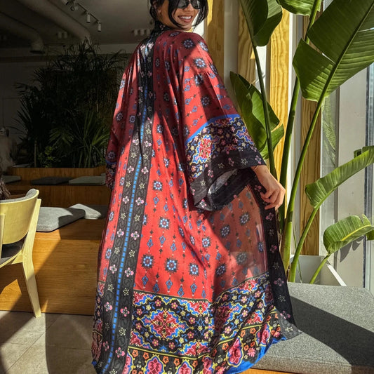 Palma Oriental Festival Satin Kimono