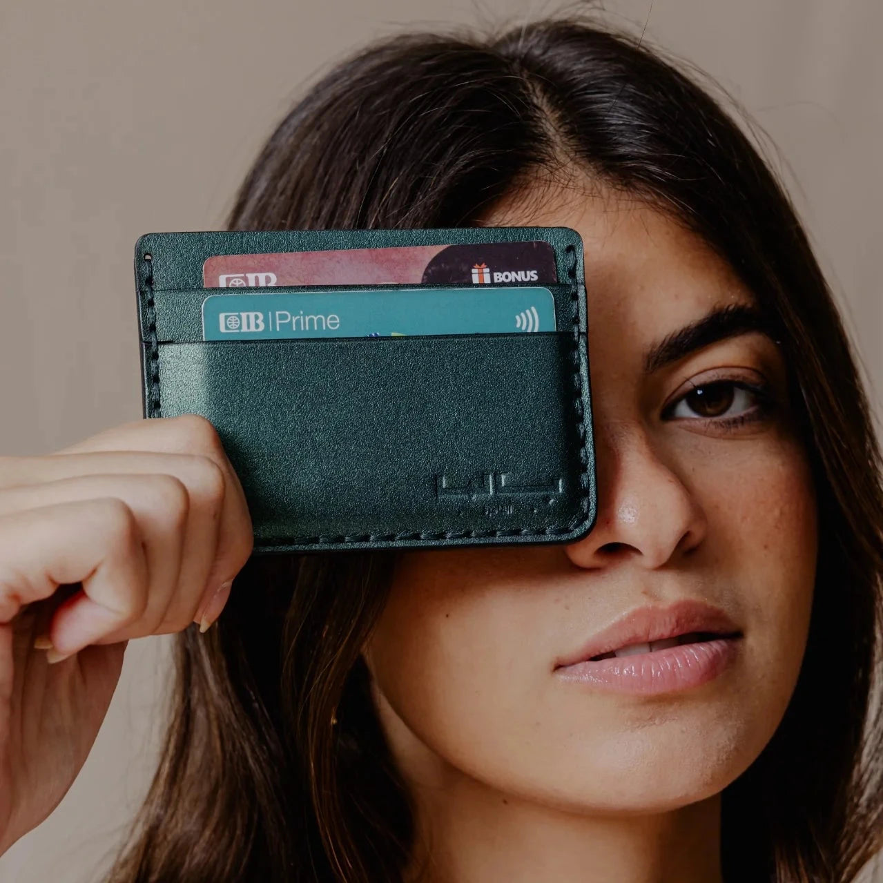Palma Gleam Card Holder Teal