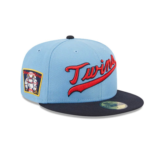 New Era Powder Blues Twins Fitted