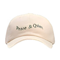 Museum of Peace and Quiet Distressed Dad Hat "Bone"