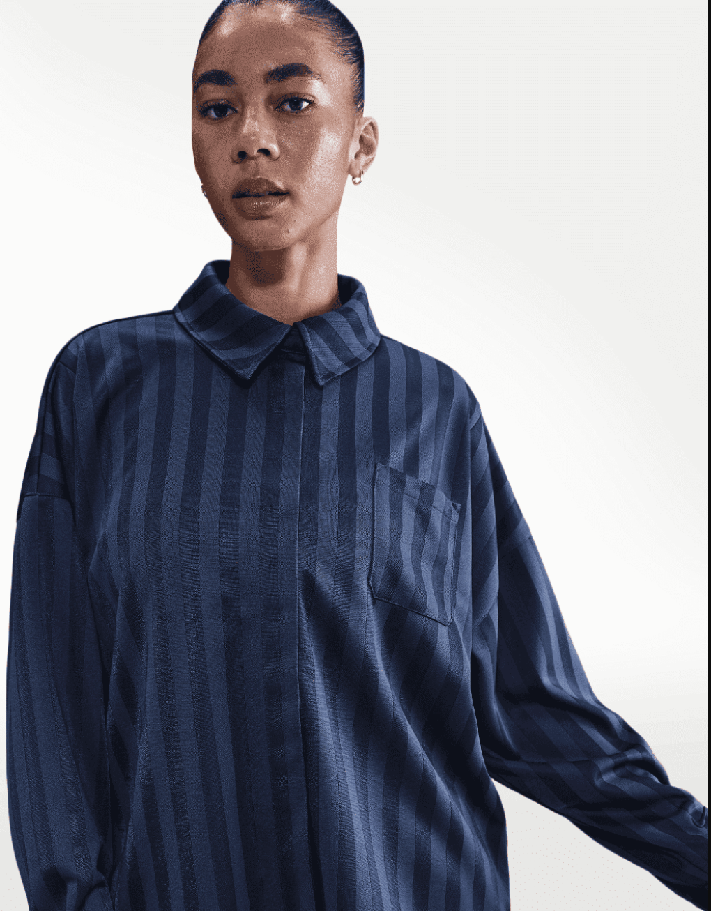 Nike Women's Oversized Collared Button Up