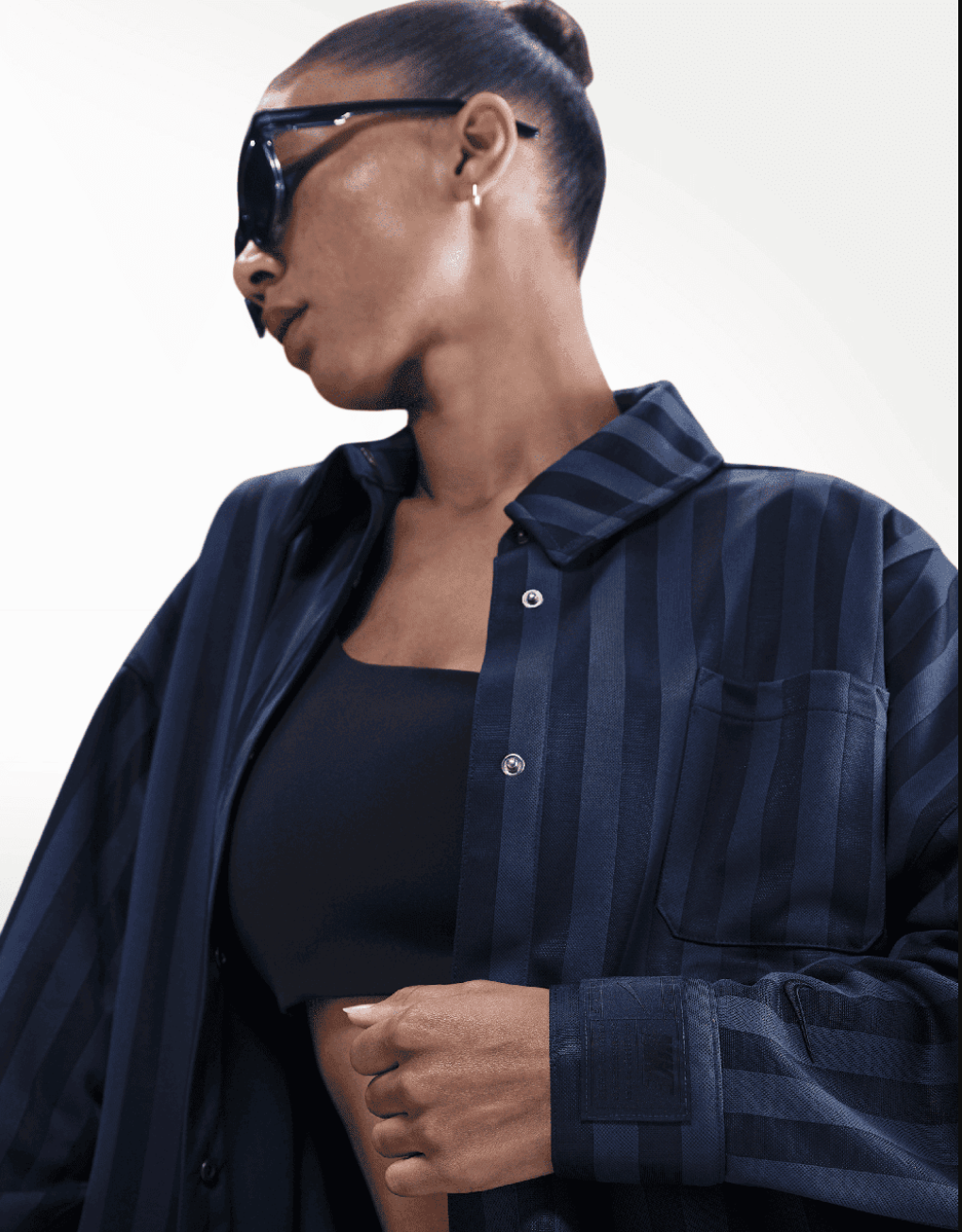 Nike Women's Oversized Collared Button Up
