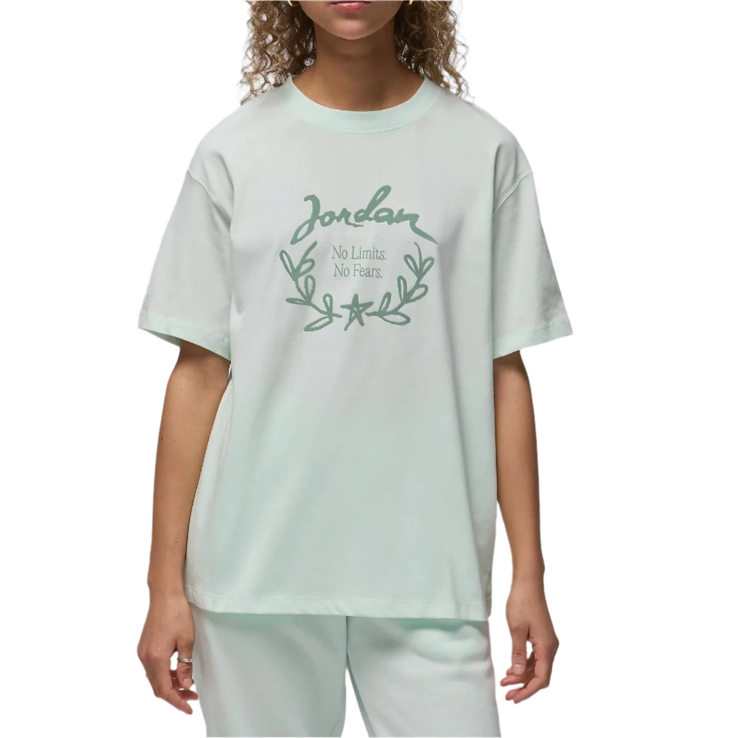 Jordan Women's Graphic Girlfriend T-Shirt "Barely Green"