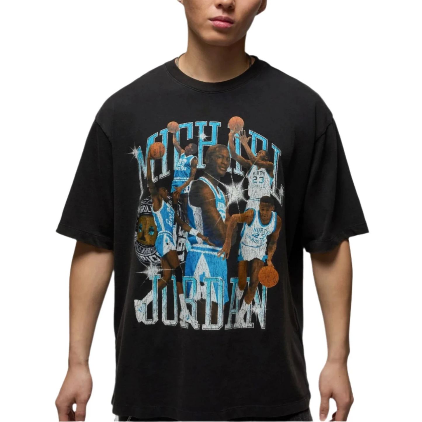 Jordan Flight Essentials Graphic T-Shirt- “Blue Black”
