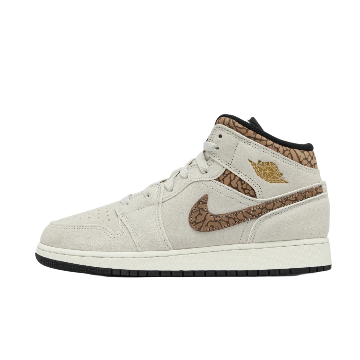 Jordan 1 Mid SE (GS) "Brown Elephant"