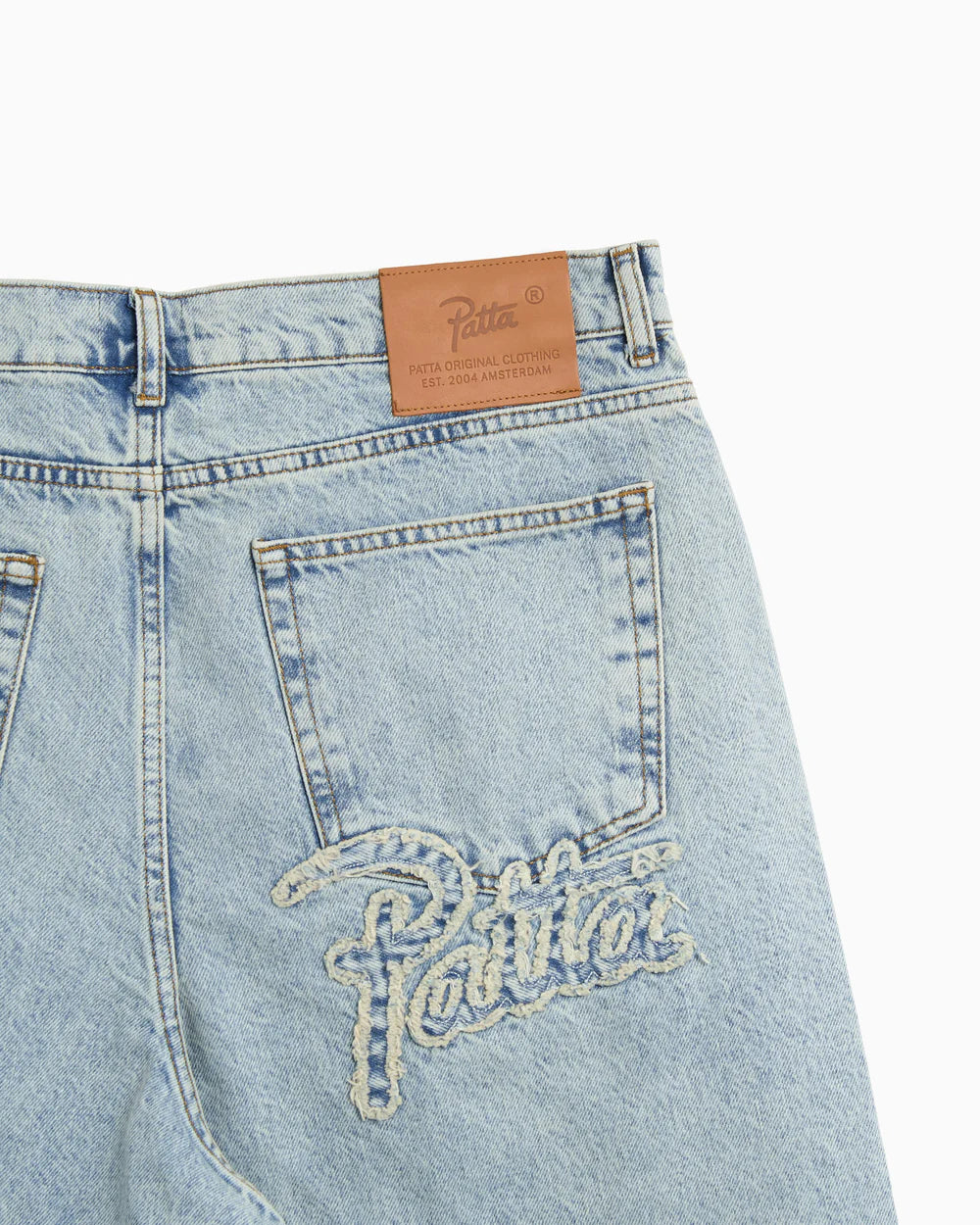 Patta Light Wash Denim Short