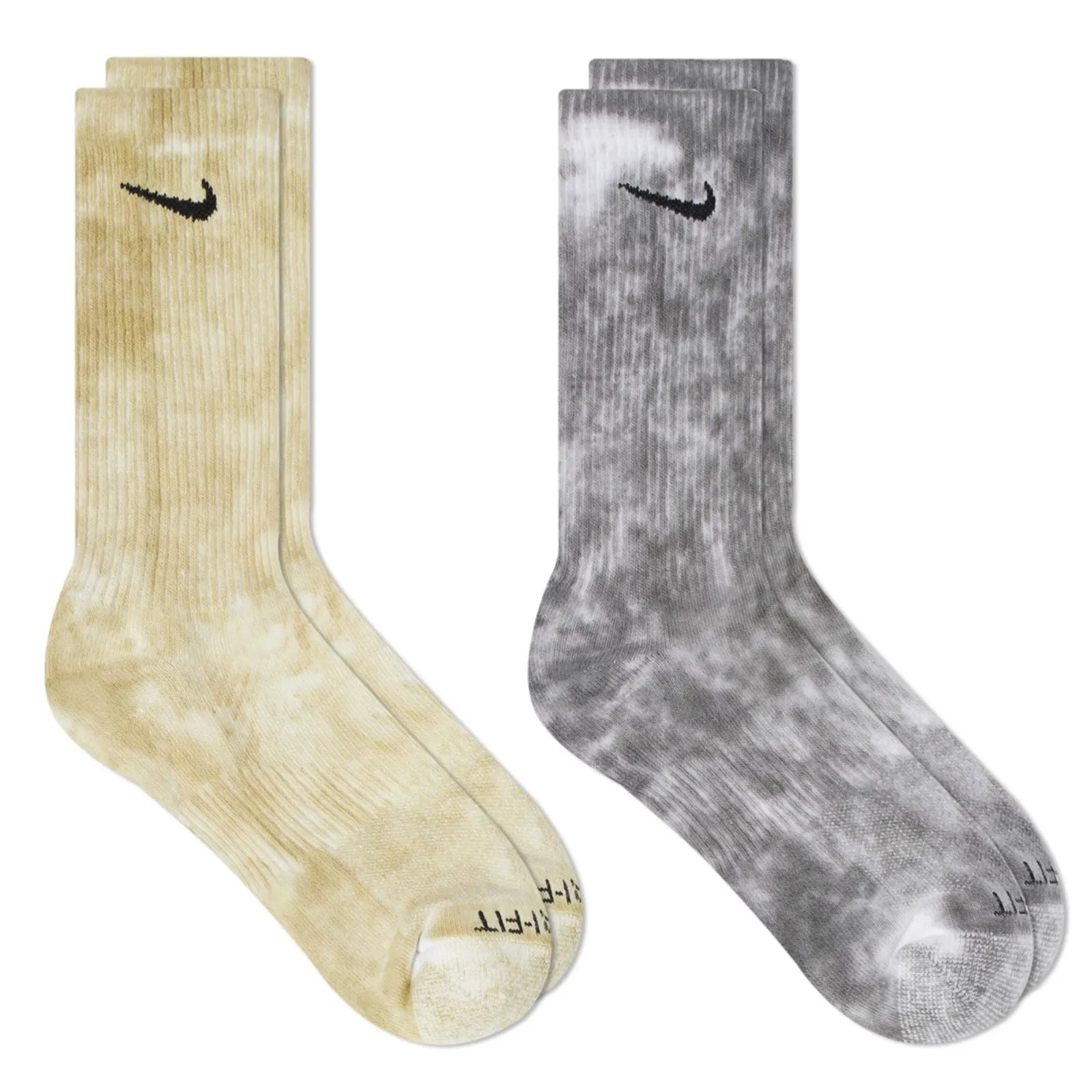 NIKE CHAUSSETTES X2 ANKLE TIE DYE EVERYDAY VIOLET/MULTICOLORE - CHAUSSETTE  HOMME