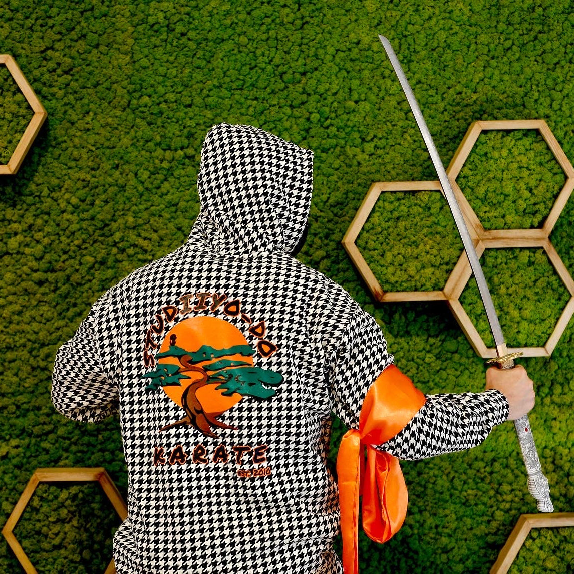 S23 Studiiyo-Do Karate Hoodie "Houndstooth"