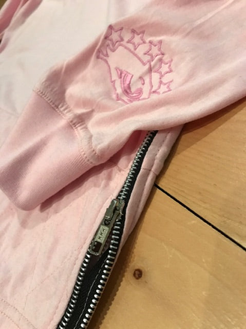 STUDIIYO Long-Sleeve Quilted Zip "Pink"
