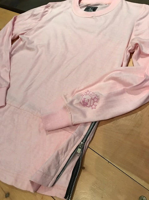 STUDIIYO Long-Sleeve Quilted Zip "Pink"